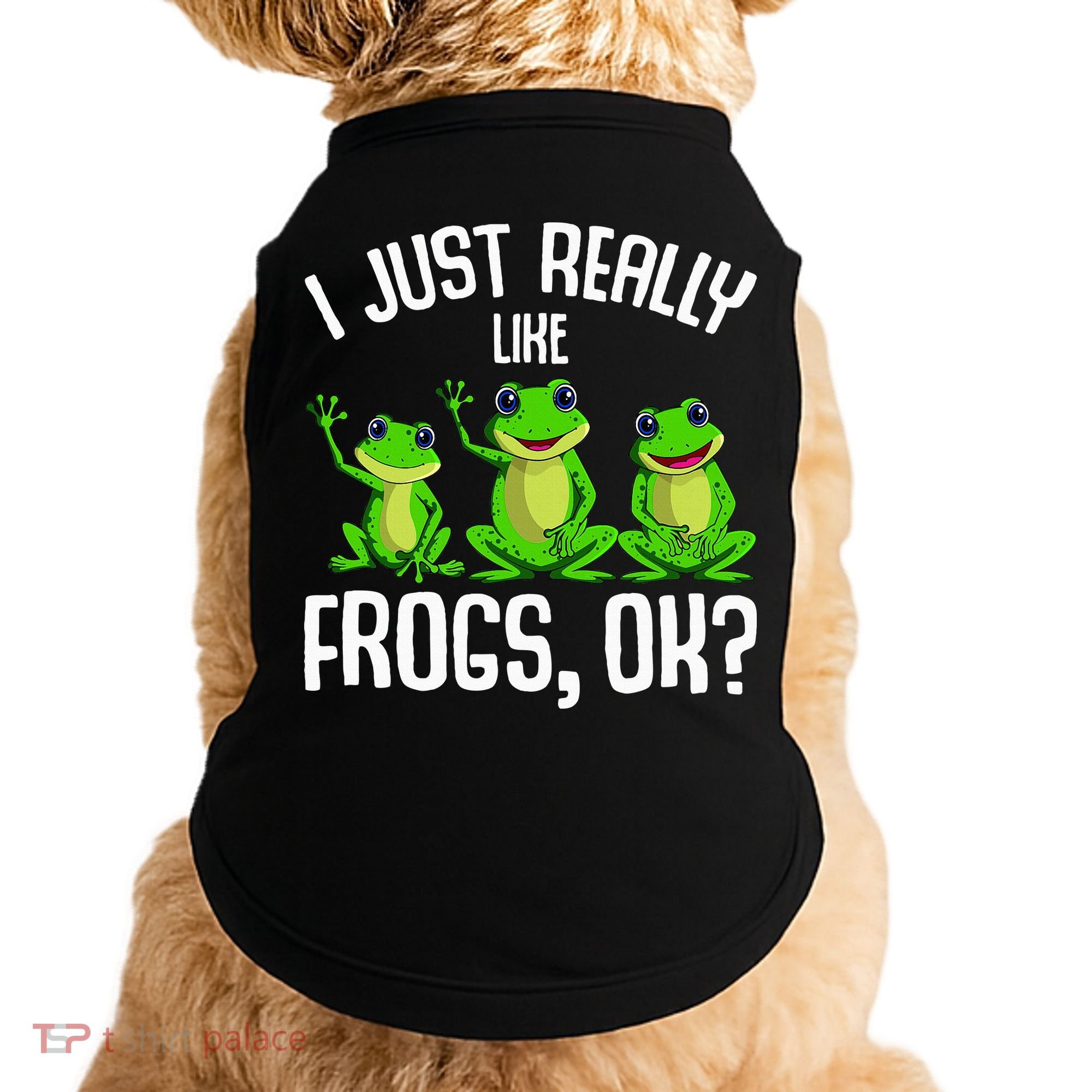 I Just Really Like Frogs Doggie Tank