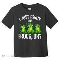I Just Really Like Frogs Toddler T-Shirt thumb 0