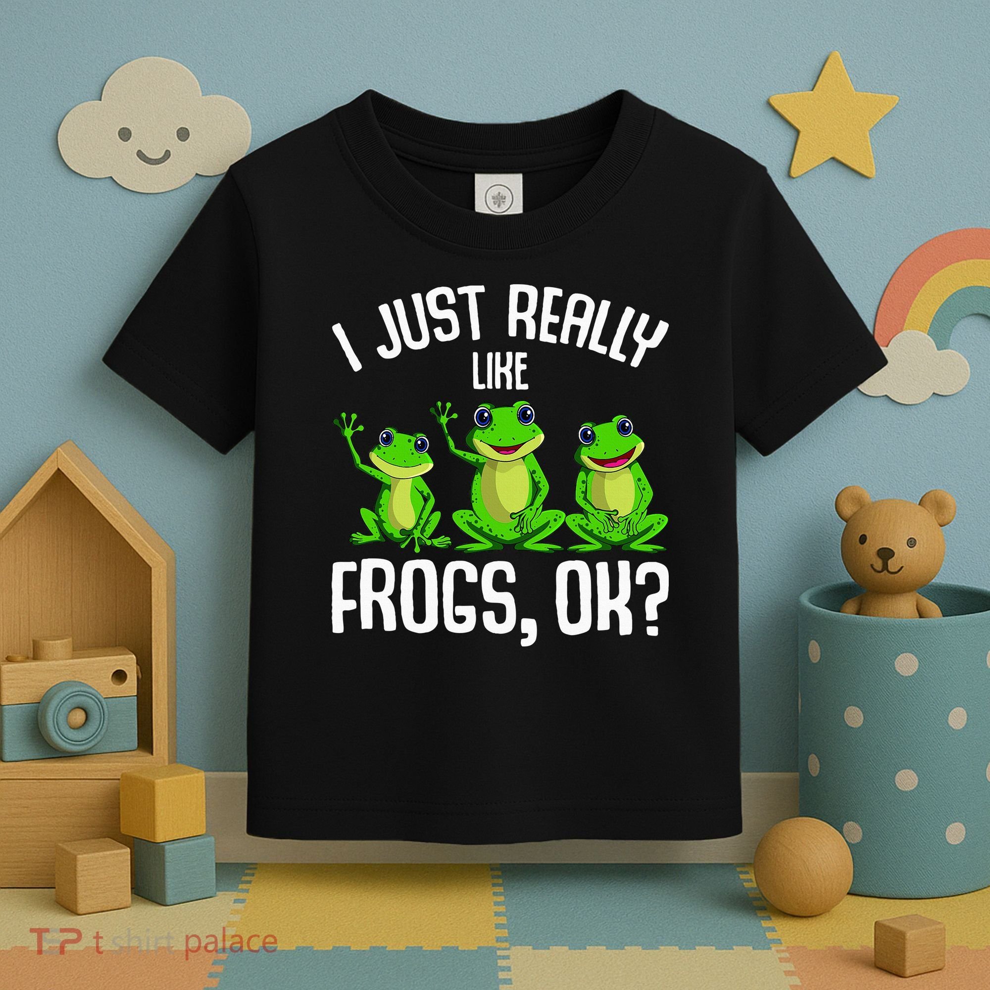 I Just Really Like Frogs Toddler T-Shirt