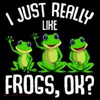 I Just Really Like Frogs Women's Long Sleeve Shirt thumb 2