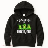 I Just Really Like Frogs Kids Hoodie thumb 0