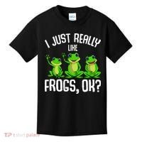 I Just Really Like Frogs Kids T-Shirt thumb 0