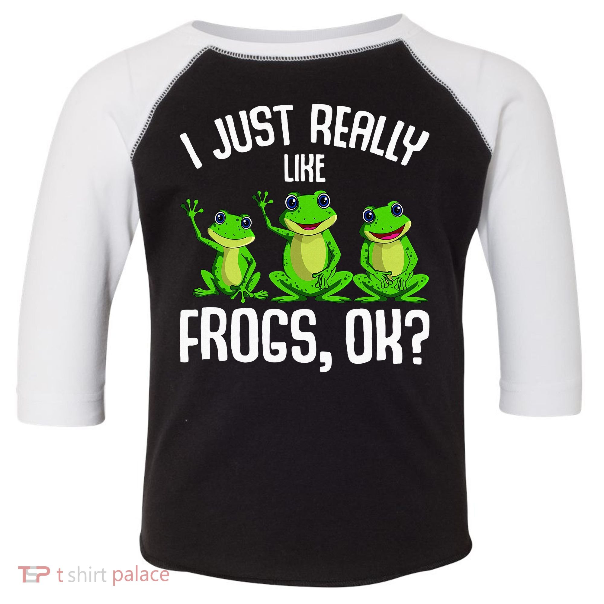 I Just Really Like Frogs Toddler Fine Jersey T-Shirt