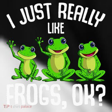 I Just Really Like Frogs Toddler Fine Jersey T-Shirt