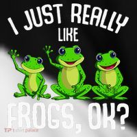I Just Really Like Frogs Toddler Fine Jersey T-Shirt thumb 2