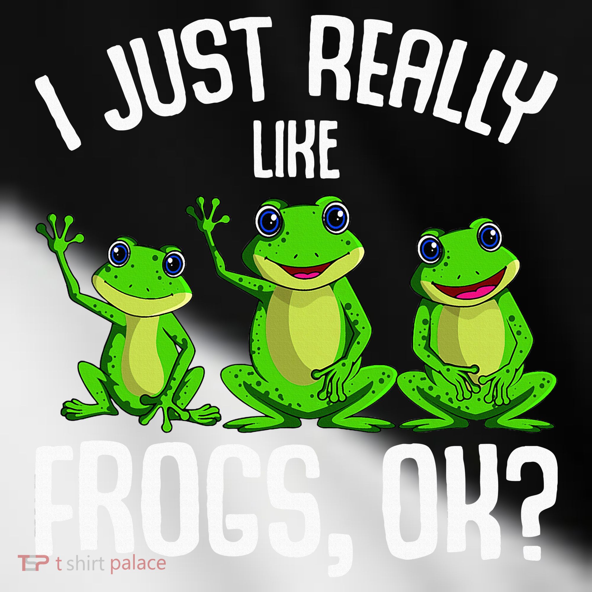 I Just Really Like Frogs Toddler Fine Jersey T-Shirt