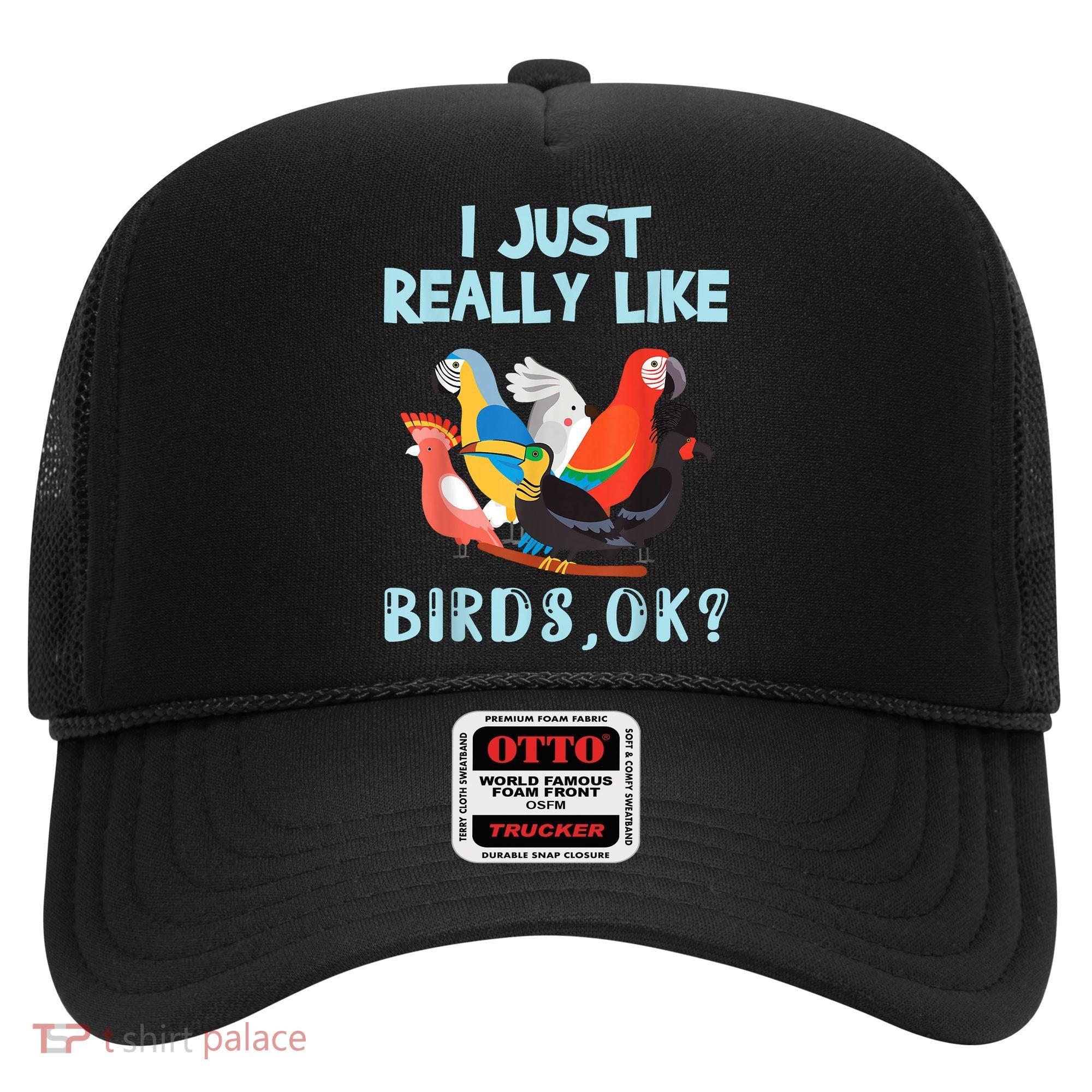I Just Really Like Birds Ok Funny Toucan Macaw Parrot Hat