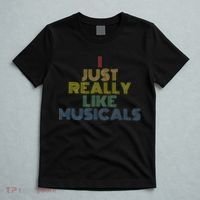 I Just Really Like Musicals Retro 70s Vintage Broadway T-Shirt thumb 5