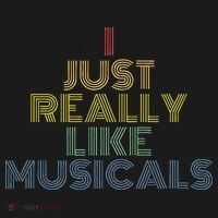 I Just Really Like Musicals Retro 70s Vintage Broadway T-Shirt thumb 7