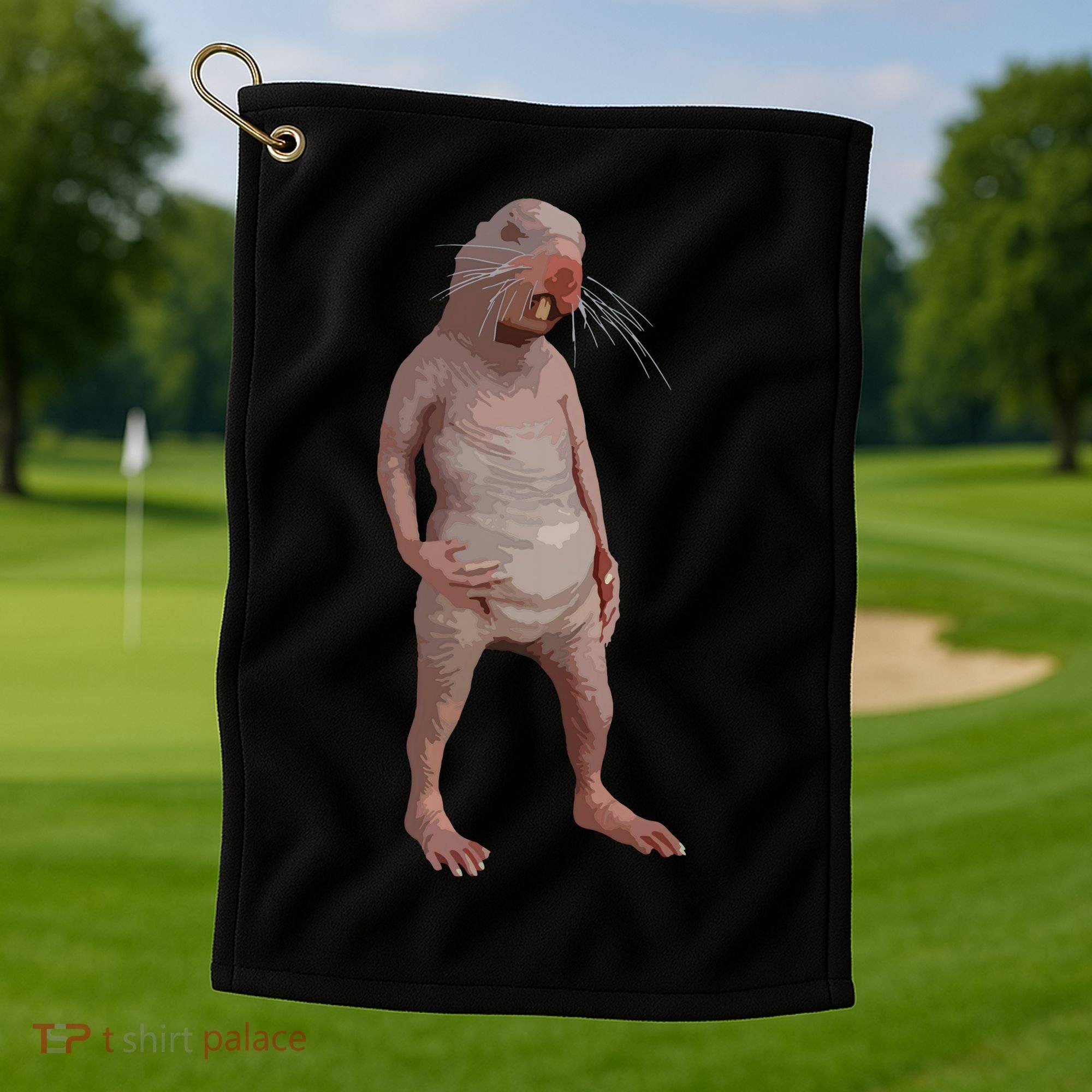 I Just Really Like Naked Moles Ok Funny Naked Mole Rat Golf Towel
