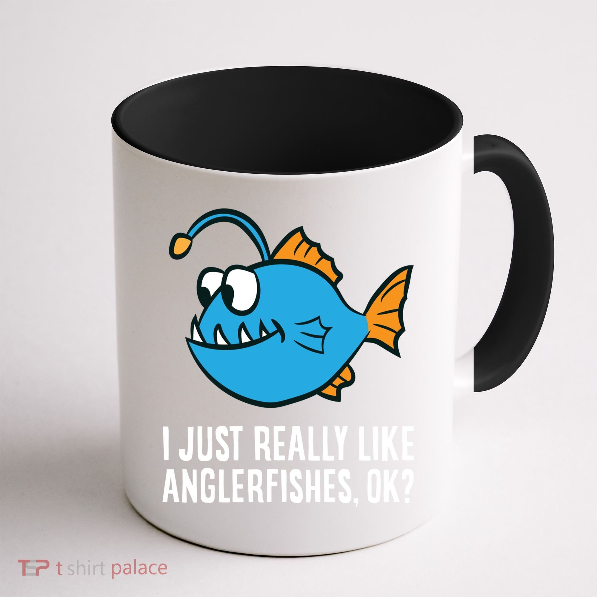 I Just Really Like Anglerfishes Ok? Angler Fish Coffee Mug