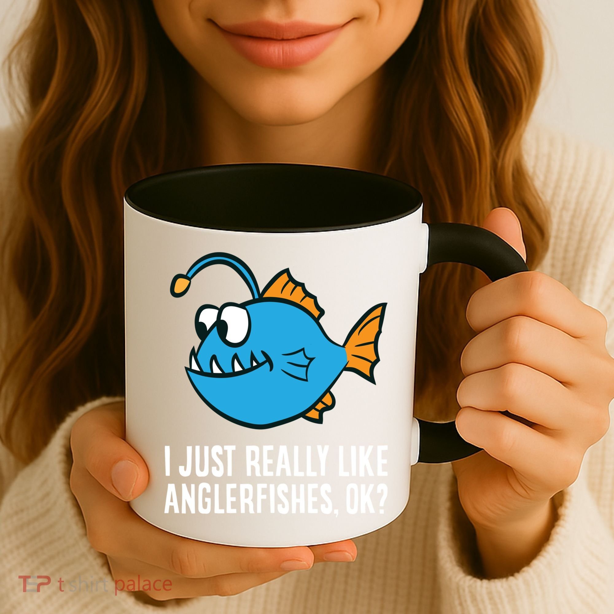 I Just Really Like Anglerfishes Ok? Angler Fish Coffee Mug
