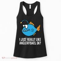 I Just Really Like Anglerfishes Ok? Angler Fish Women's Tank Top thumb 0