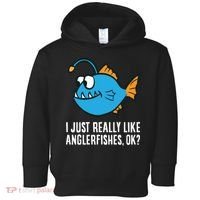 I Just Really Like Anglerfishes Ok? Angler Fish Toddler Hoodie thumb 0