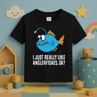 I Just Really Like Anglerfishes Ok? Angler Fish Toddler T-Shirt thumb 3