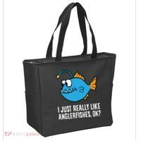 I Just Really Like Anglerfishes Ok? Angler Fish Tote Bag thumb 2