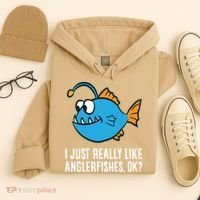 I Just Really Like Anglerfishes Ok? Angler Fish Hoodie thumb 4