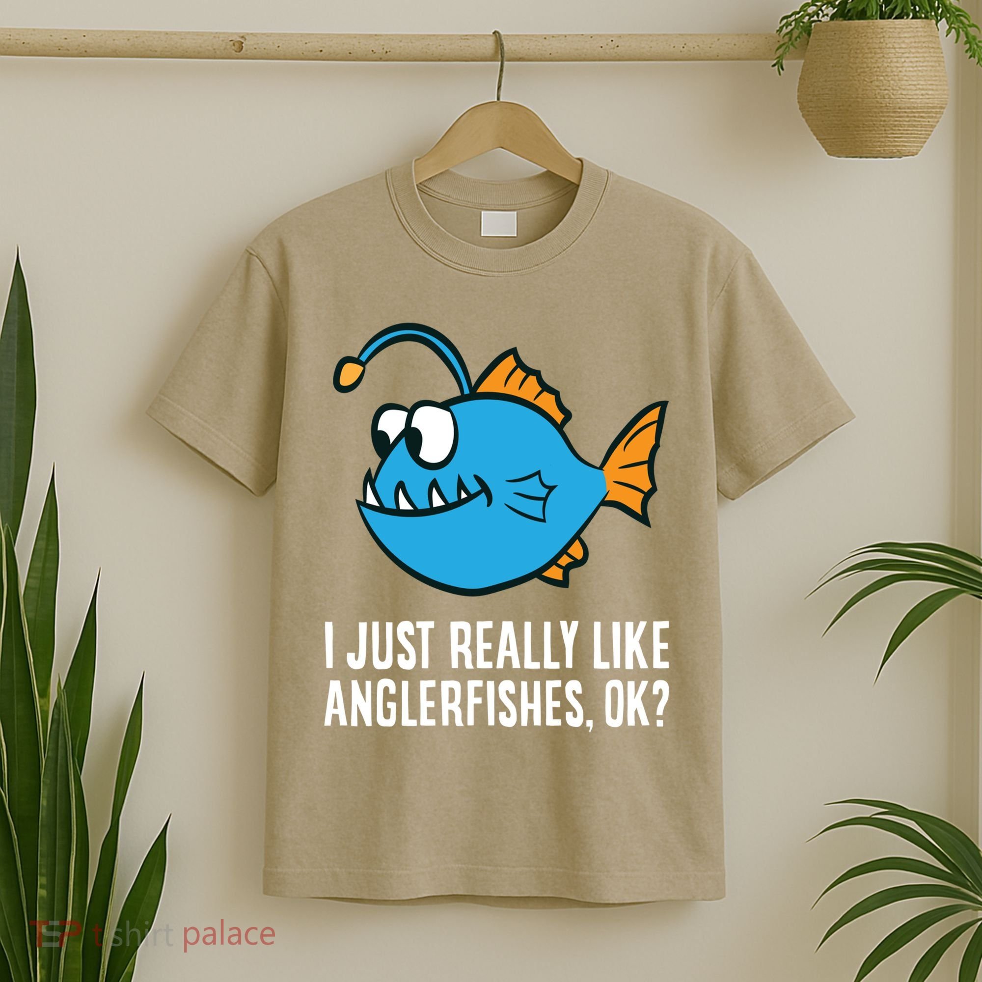 I Just Really Like Anglerfishes Ok? Angler Fish T-Shirt