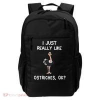 I Just Really Like Ostriches Backpack thumb 0