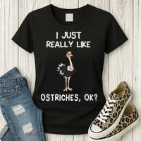 I Just Really Like Ostriches Women's T-Shirt thumb 3