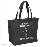 I Just Really Like Ostriches Tote Bag thumb 2