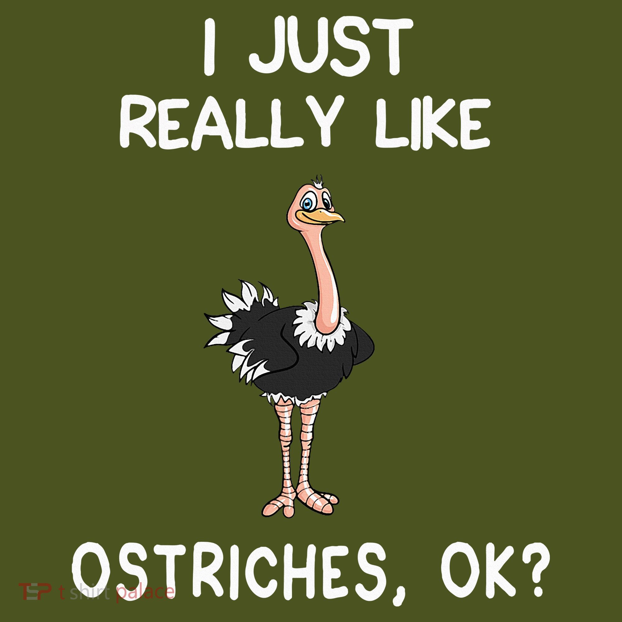 I Just Really Like Ostriches The Baniff Cuffed Pom Beanie