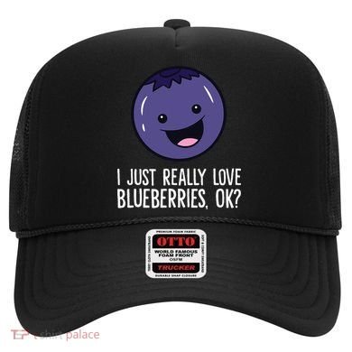 I Just Really Like Blueberries Kawaii Blueberry Hat