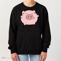 I Just Really Like Pigs Ok? Pig Lovers Cool Gift Women's Sweatshirt thumb 0
