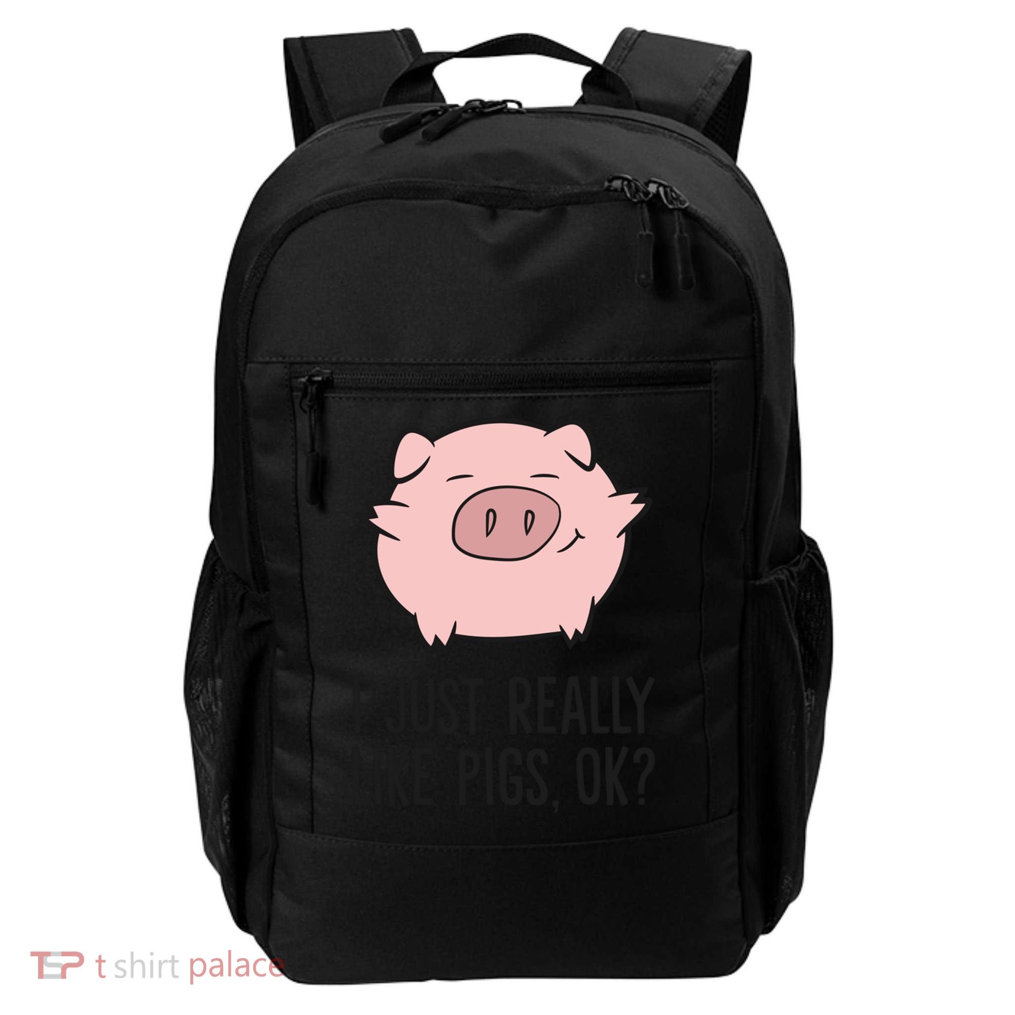 I Just Really Like Pigs Ok? Pig Lovers Cool Gift Backpack