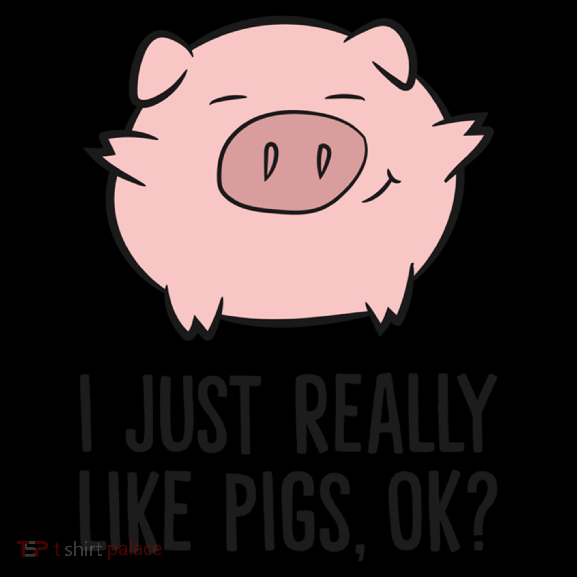 I Just Really Like Pigs Ok? Pig Lovers Cool Gift Coffee Mug