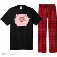I Just Really Like Pigs Ok? Pig Lovers Cool Gift Pajama Set thumb 0