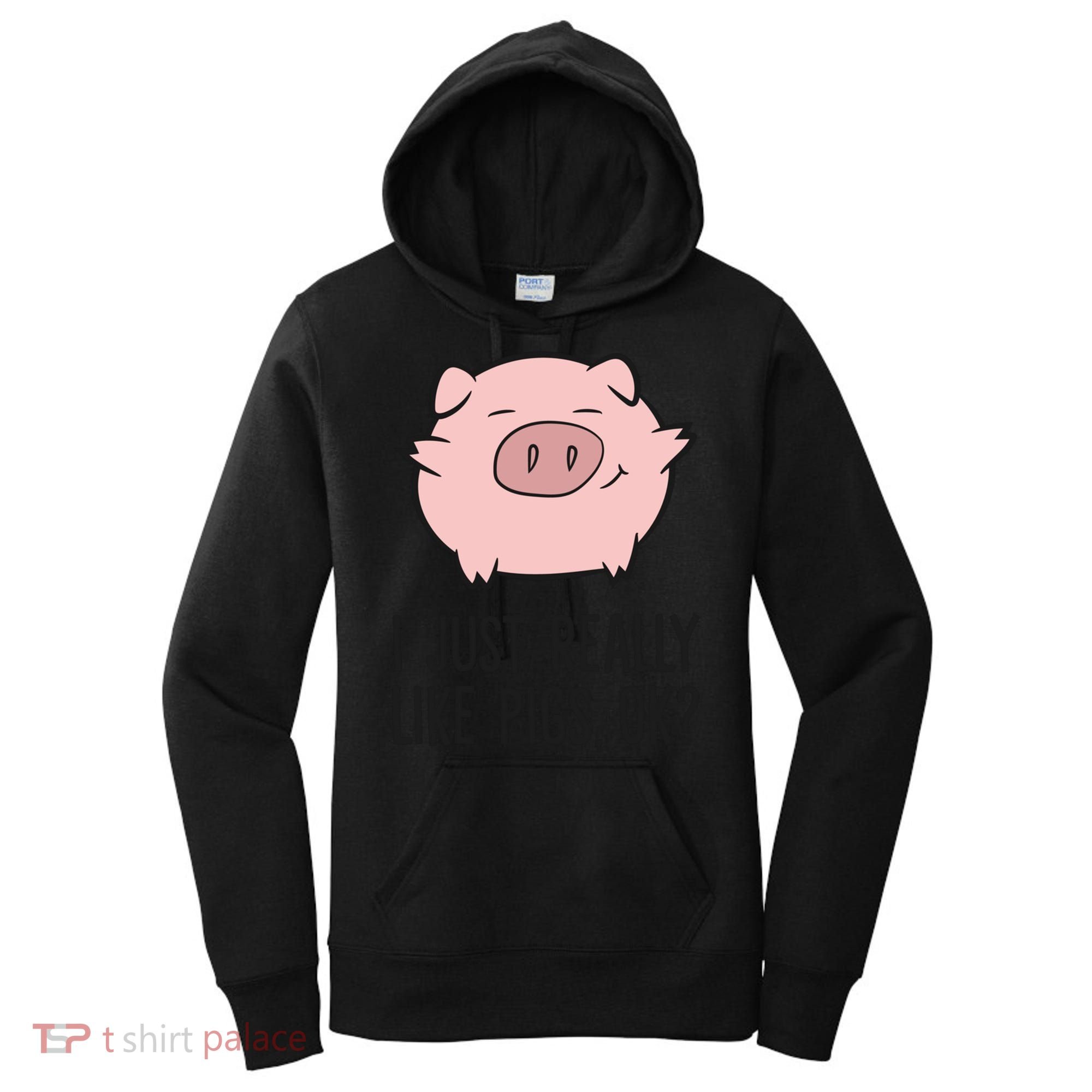 I Just Really Like Pigs Ok? Pig Lovers Cool Gift Women's Hoodie