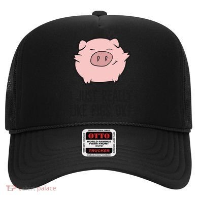 I Just Really Like Pigs Ok? Pig Lovers Cool Gift Hat