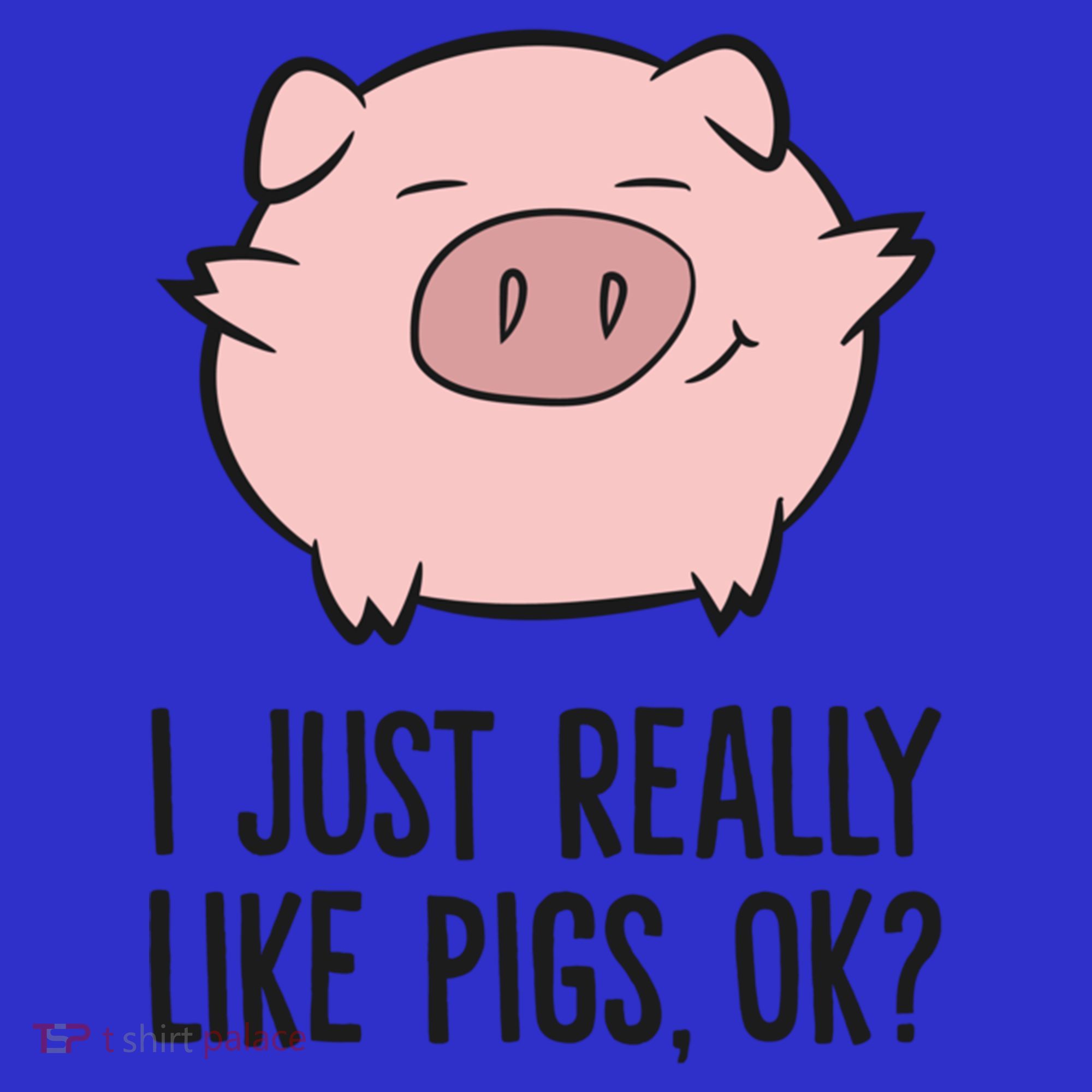I Just Really Like Pigs Ok? Pig Lovers Cool Gift Sweatshirt