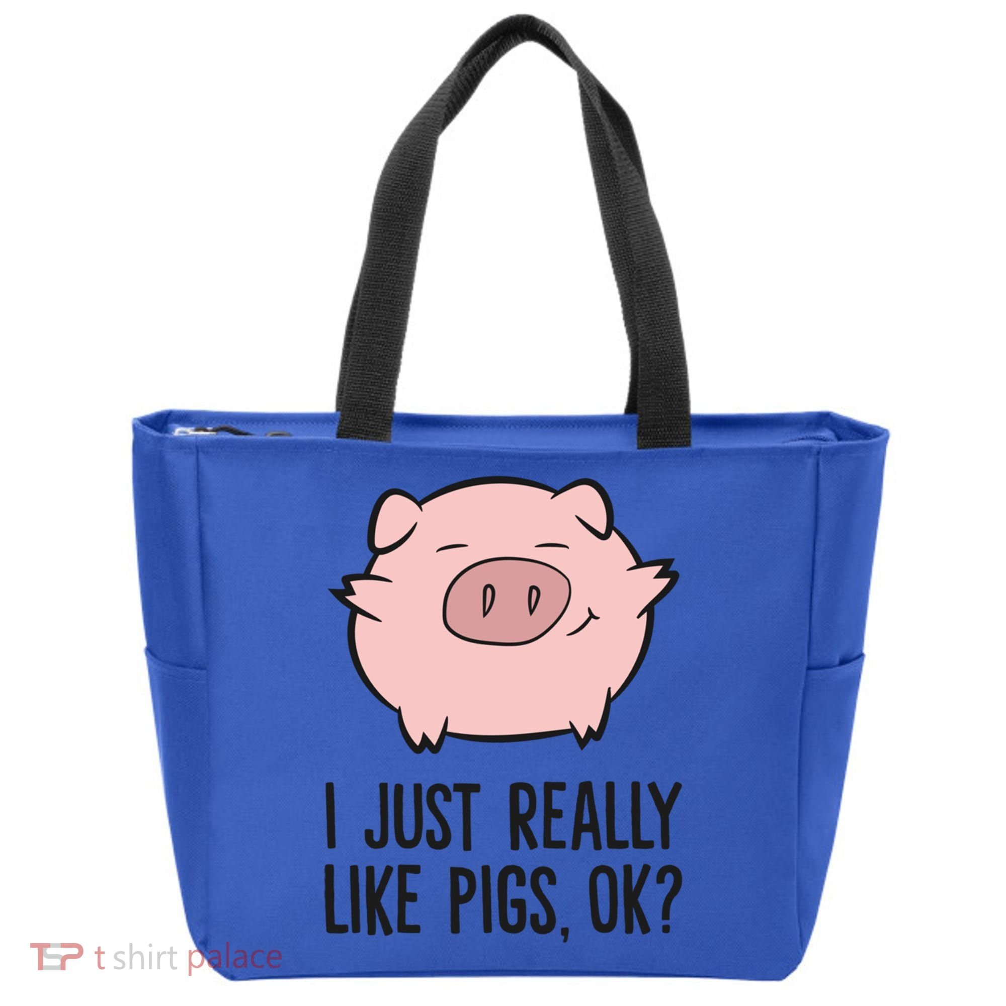 I Just Really Like Pigs Ok? Pig Lovers Cool Gift Tote Bag