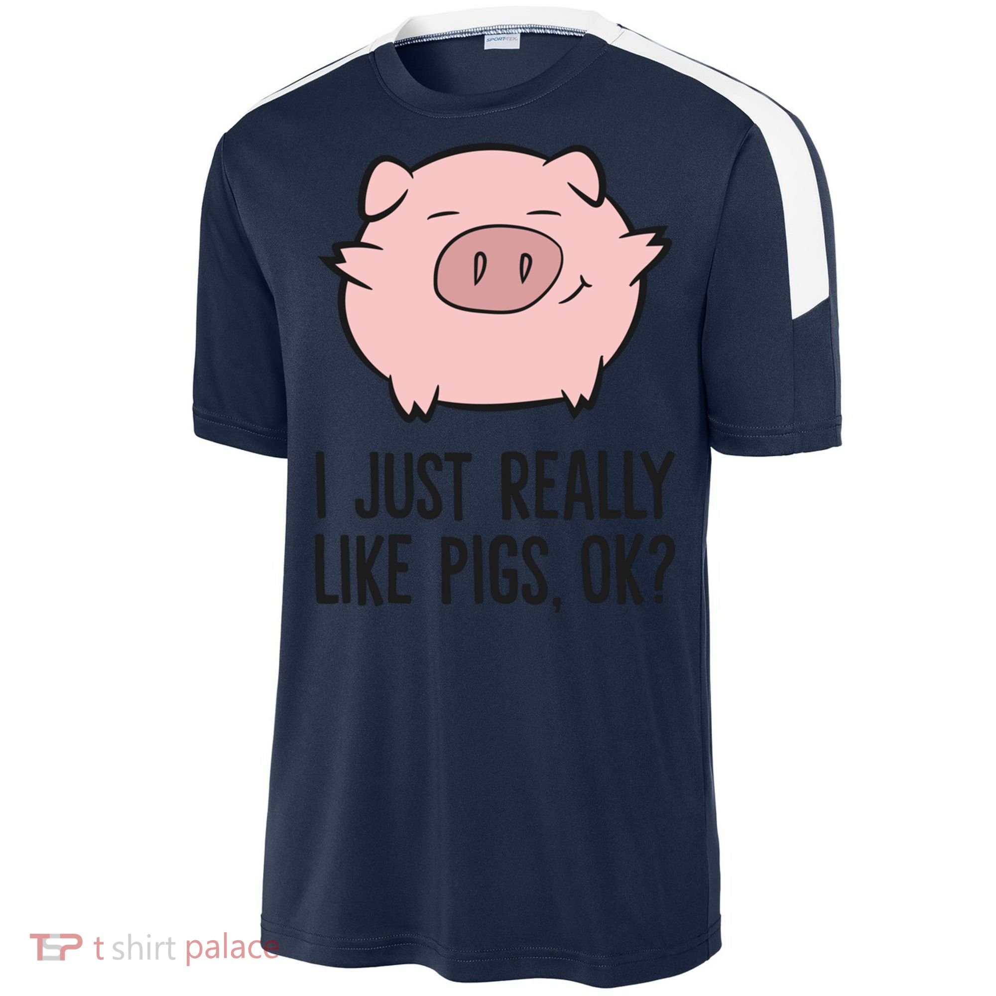 I Just Really Like Pigs Ok? Pig Lovers Cool Gift Sport-Tek Competitor United Soccer Jersey