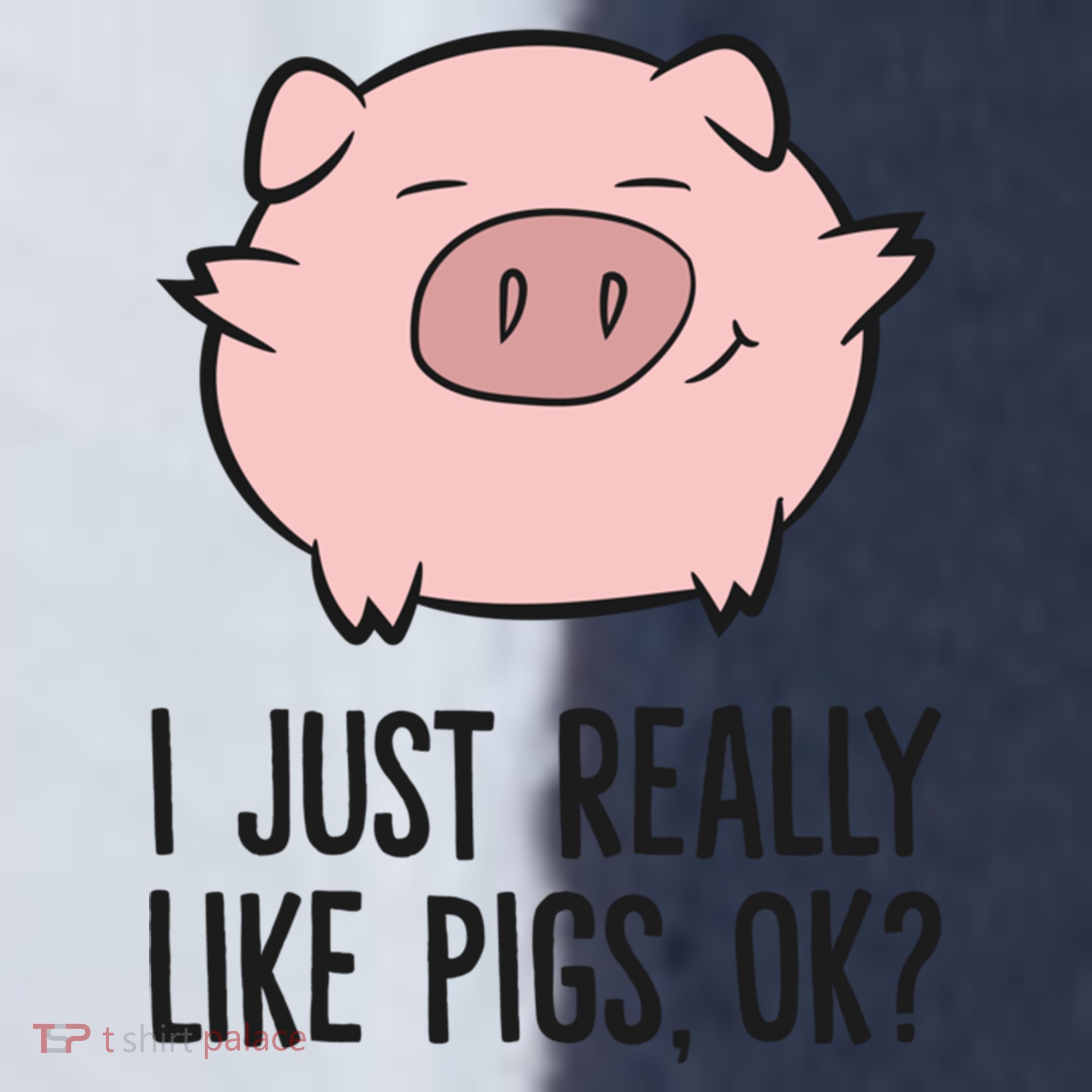 I Just Really Like Pigs Ok? Pig Lovers Cool Gift Sport-Tek Competitor United Soccer Jersey