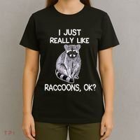 I Just Really Like Raccoons Ok Lover Gift Raccoon Love T-Shirt thumb 4