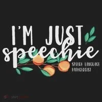 I'm Just Speechie Pathologist Speech Language Therapy Women's Sweatshirt thumb 2