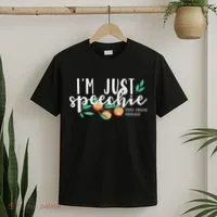I'm Just Speechie Pathologist Speech Language Therapy T-Shirt thumb 2