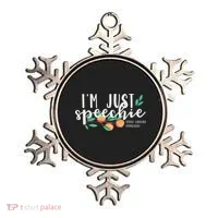 I'm Just Speechie Pathologist Speech Language Therapy Ornament thumb 0