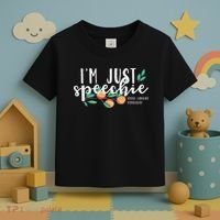 I'm Just Speechie Pathologist Speech Language Therapy Toddler T-Shirt thumb 3