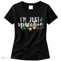 I'm Just Speechie Pathologist Speech Language Therapy Women's T-Shirt thumb 0