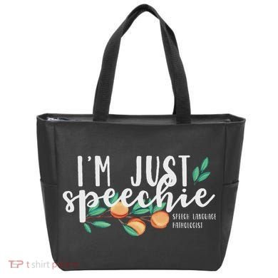 I'm Just Speechie Pathologist Speech Language Therapy Tote Bag