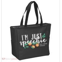 I'm Just Speechie Pathologist Speech Language Therapy Tote Bag thumb 2