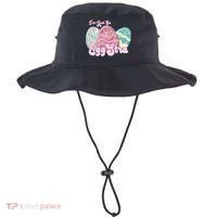 I'm Just So Eggstra Cute Egg Stra Easter Bunny Funny Easter Eggs Bucket Hat thumb 0