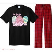 I'm Just So Eggstra Cute Egg Stra Easter Bunny Funny Easter Eggs Pajama Set thumb 0