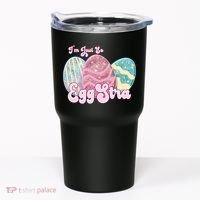 I'm Just So Eggstra Cute Egg Stra Easter Bunny Funny Easter Eggs Tumbler thumb 0