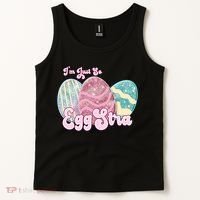 I'm Just So Eggstra Cute Egg Stra Easter Bunny Funny Easter Eggs Tank Top thumb 2