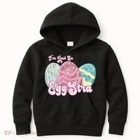 I'm Just So Eggstra Cute Egg Stra Easter Bunny Funny Easter Eggs Kids Hoodie thumb 0
